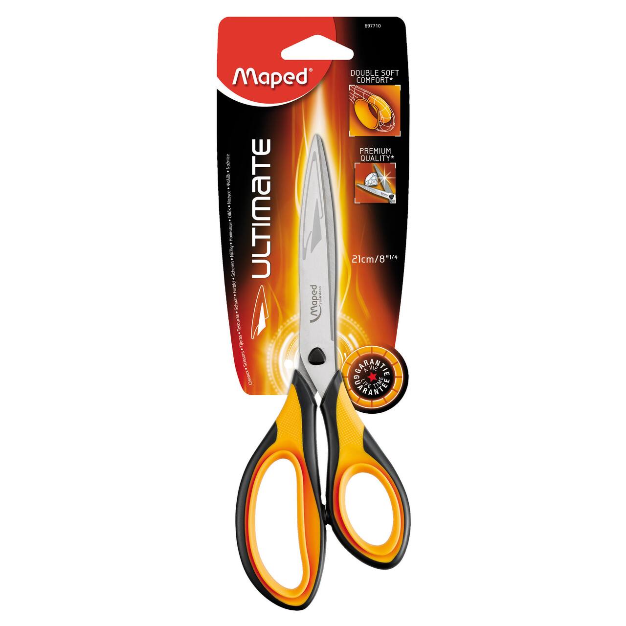 Maped® 8 Ultimate Precision Scissors, Pack of 6